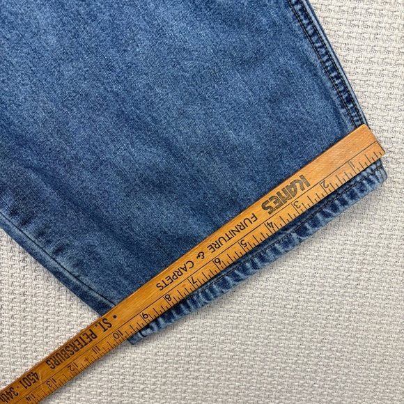 Vintage Y2K Levis Silver Tab Fits Men’s Size XL Blue Denim Baggy Overalls Faded - Picture 8 of 14